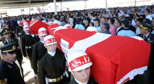 Devletin zirvesi Gaziantep'teki cenaze töreninde