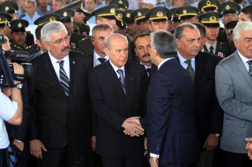 Devletin zirvesi Gaziantep'teki cenaze töreninde