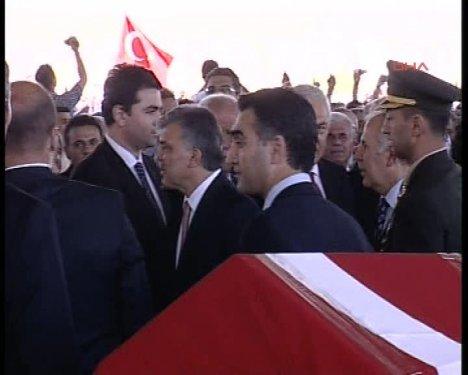 Devletin zirvesi Gaziantep'teki cenaze töreninde