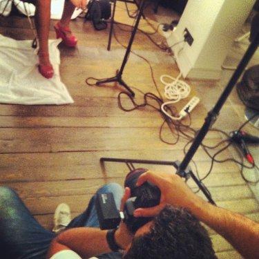 Gülben Ergen fotoğraf çekimi set arkası görüntüleri