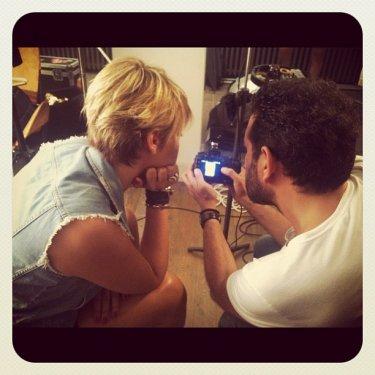 Gülben Ergen fotoğraf çekimi set arkası görüntüleri