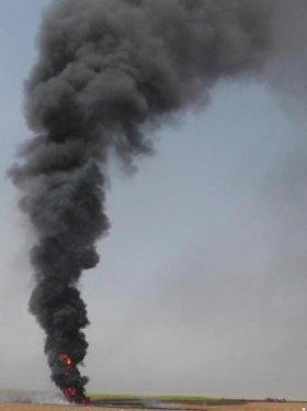 Sabotaj yapmak isteyen PKK'lı kadın kendini yaktı