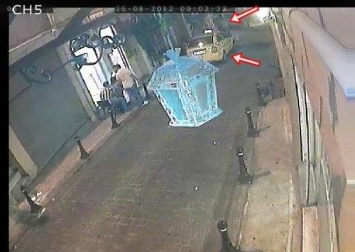 Olay kavga güvenlik kamerasına böyle yansıdı