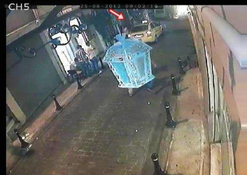 Olay kavga güvenlik kamerasına böyle yansıdı