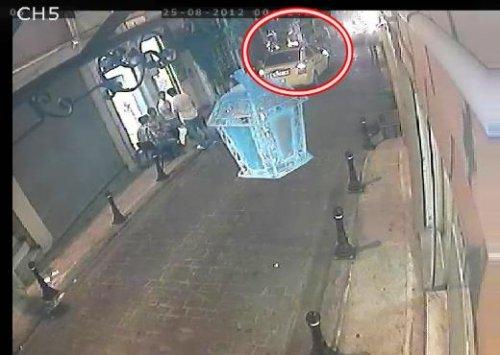 Olay kavga güvenlik kamerasına böyle yansıdı