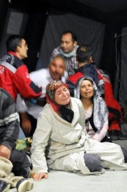 Acılı aileler Afyon'da patlama alanında