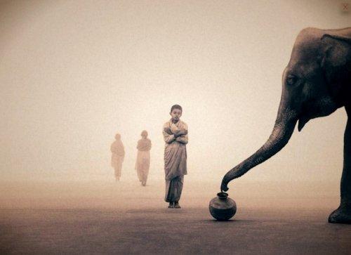 İnsan ve doğa iç içe