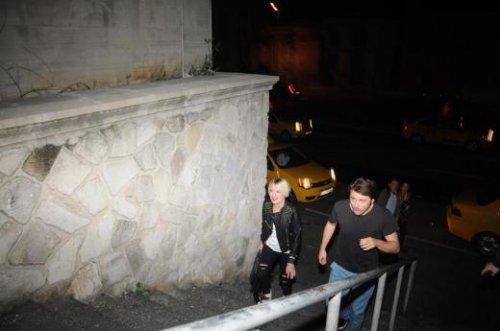 Tümer Metin'in eski eşi Tolga Güleç'le birlikte