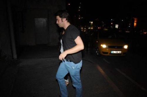 Tümer Metin'in eski eşi Tolga Güleç'le birlikte