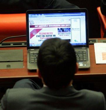 Meclis'teki Suriye tezkeresi görüşmelerinden kareler