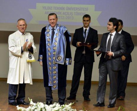 Erdoğan Yıldız Teknik Üniversitesi açılışında