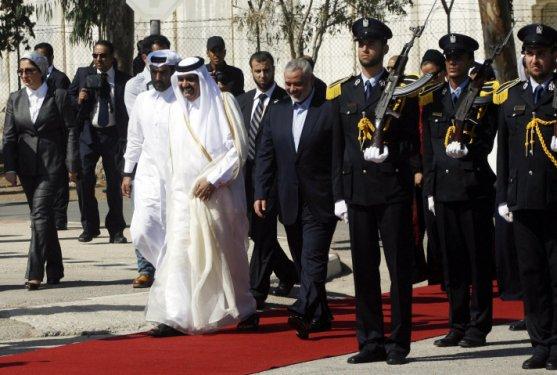 Katar Emiri'nin tarihi Gazze ziyareti