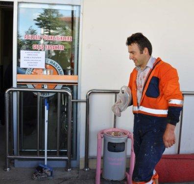 Acemi kasaplar iş başında