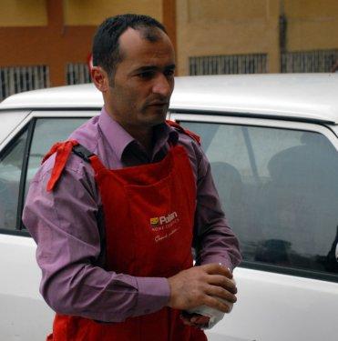 Acemi kasaplar iş başında