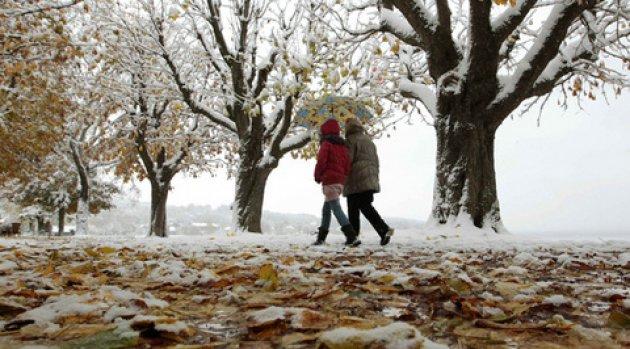 Avrupa'ya yılın ilk karı yağdı