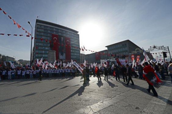 Ankara'da 29 Ekim mitingi