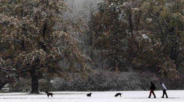 Avrupa'ya yılın ilk karı yağdı