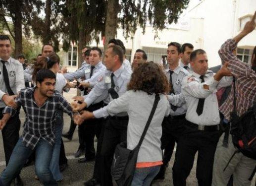 Adana'da üniversitede arbede