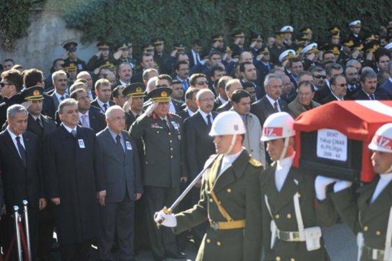 Pilot Üsteğmen Yakup Çınar Ankara'da uğurlandı