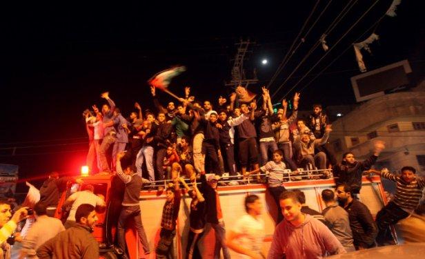 Gazze'de zafer kutlaması