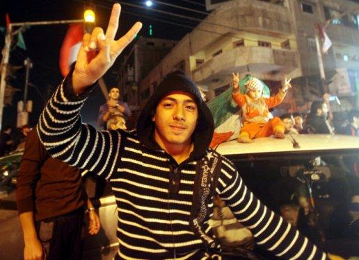 Gazze'de zafer kutlaması