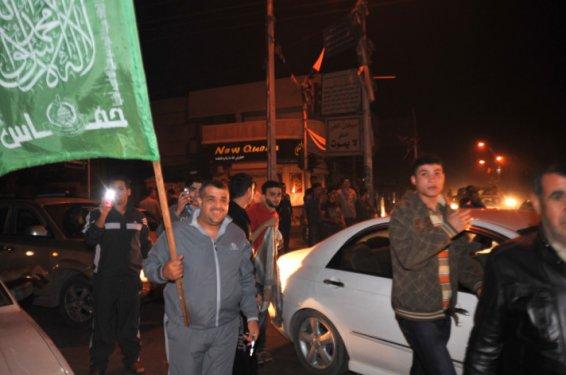 Gazze'de zafer kutlaması