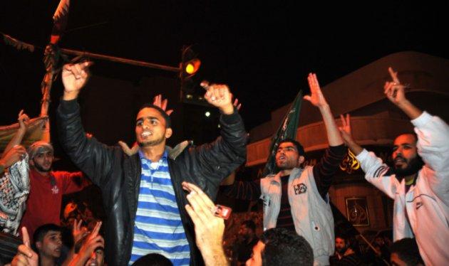 Gazze'de zafer kutlaması