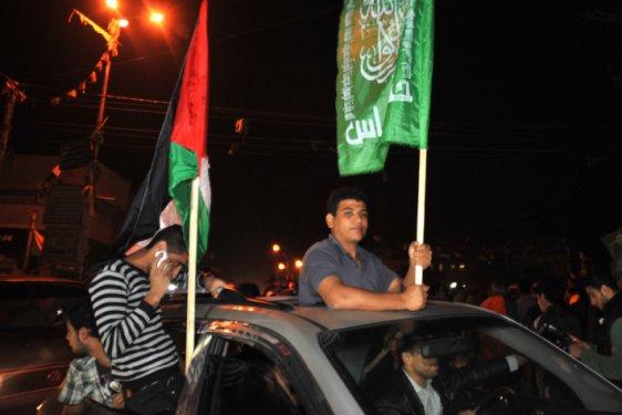 Gazze'de zafer kutlaması