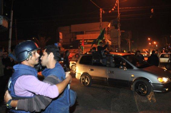 Gazze'de zafer kutlaması