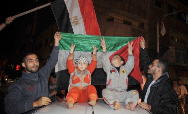 Gazze'de zafer kutlaması