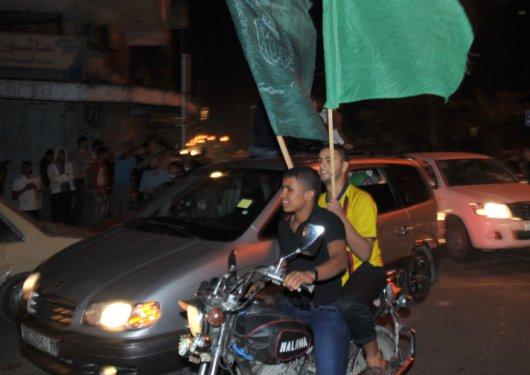 Gazze'de zafer kutlaması