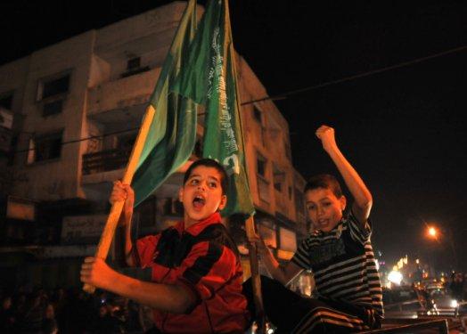 Gazze'de zafer kutlaması