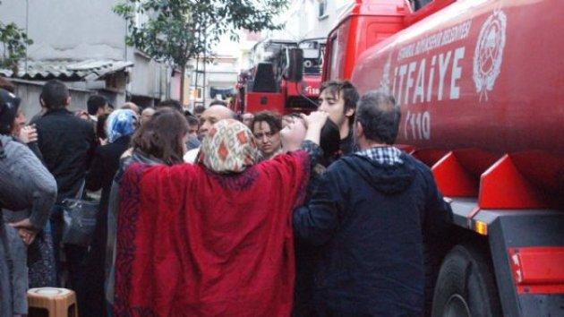 İstanbul Esenler'de yangın