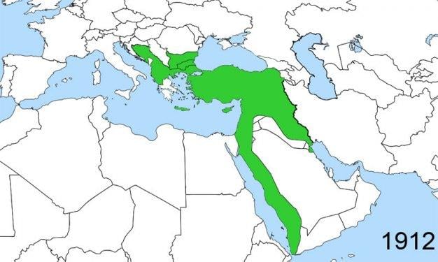 Doğuştan yükselişe-zirveden çöküşe Osmanlı haritası