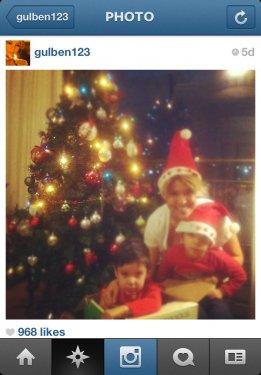 Gülben Ergen'in yeni yıl fotoğrafları 