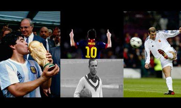 Her 10 yılın en iyi futbolcuları 