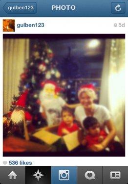 Gülben Ergen'in yeni yıl fotoğrafları 