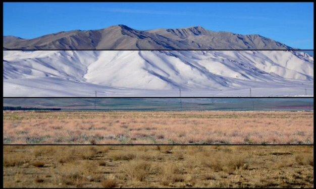 Tek fotoğrafta dört mevsim