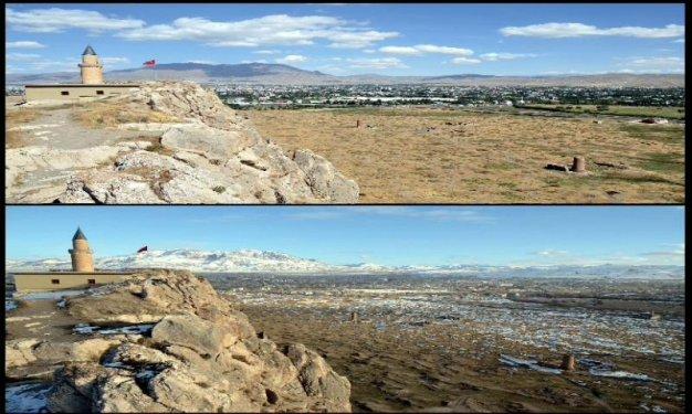 Tek fotoğrafta dört mevsim