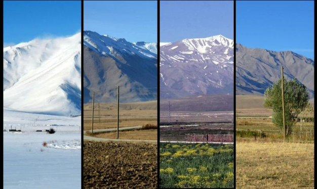 Tek fotoğrafta dört mevsim