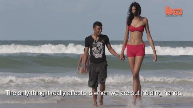 İşte dünyanın en uzun kızı