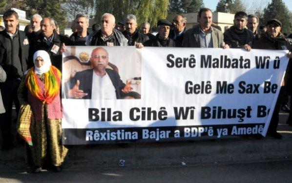  Şerafettin Elçi için Cizre'de cenaze töreni