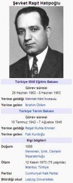 Cumhuriyetten bu yana Milli Eğitim Bakanları