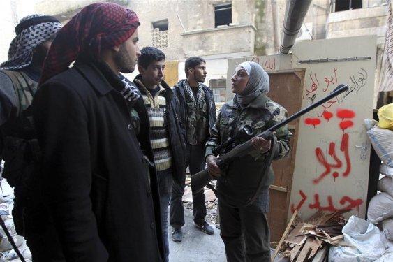 Bu da Suriye'nin kadın Guevara'sı