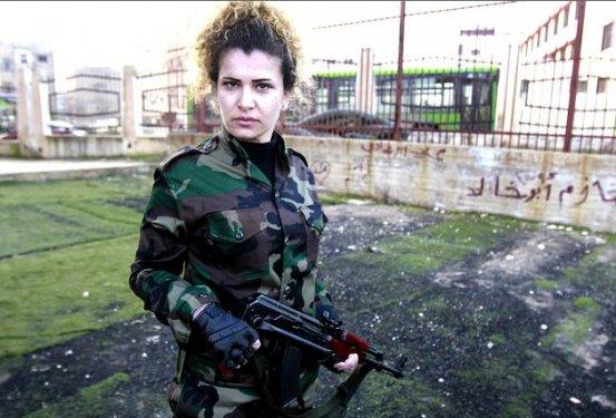 Suriye ordusunun dişi aslanları