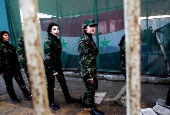 Suriye ordusunun dişi aslanları