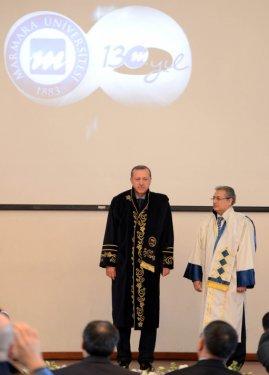 Erdoğan Marmara Üniversitesi'nde 
