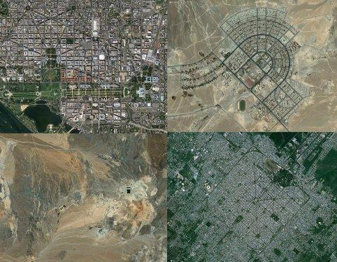 En iyi planlanmış şehirlerin uzaydan görüntüleri