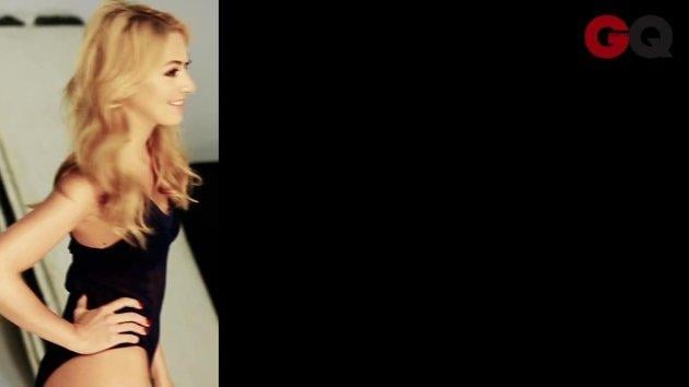 Hadise GQ'ya iç çamaşırıyla poz verdi