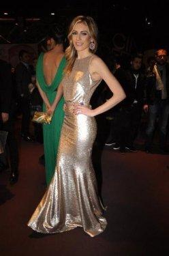 Romantik Komedi 2 galasında Sinem Kobal dekoltesi